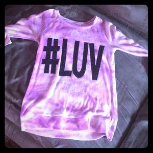 Justice #luv T-shirt